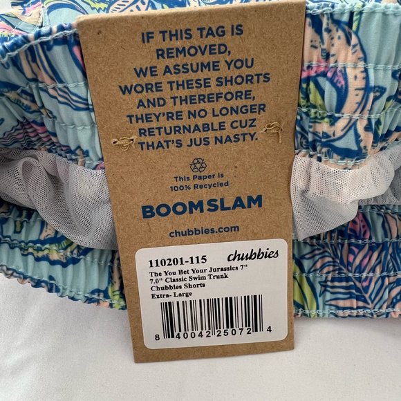Chubbies Jurassics 7' Stretch Swim Trunks - Picture 3 of 3